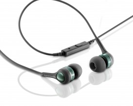 هدست قدرتمند In Ear - MMX 41iE دارای میکرفون یکپارچه-با ظاهری شیک در دو رنگ سبز و بنفش و ساختار فیزیکی محکم